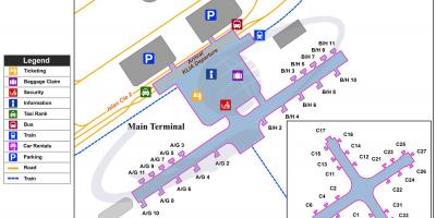Kuala lumpur international airport terminal carte