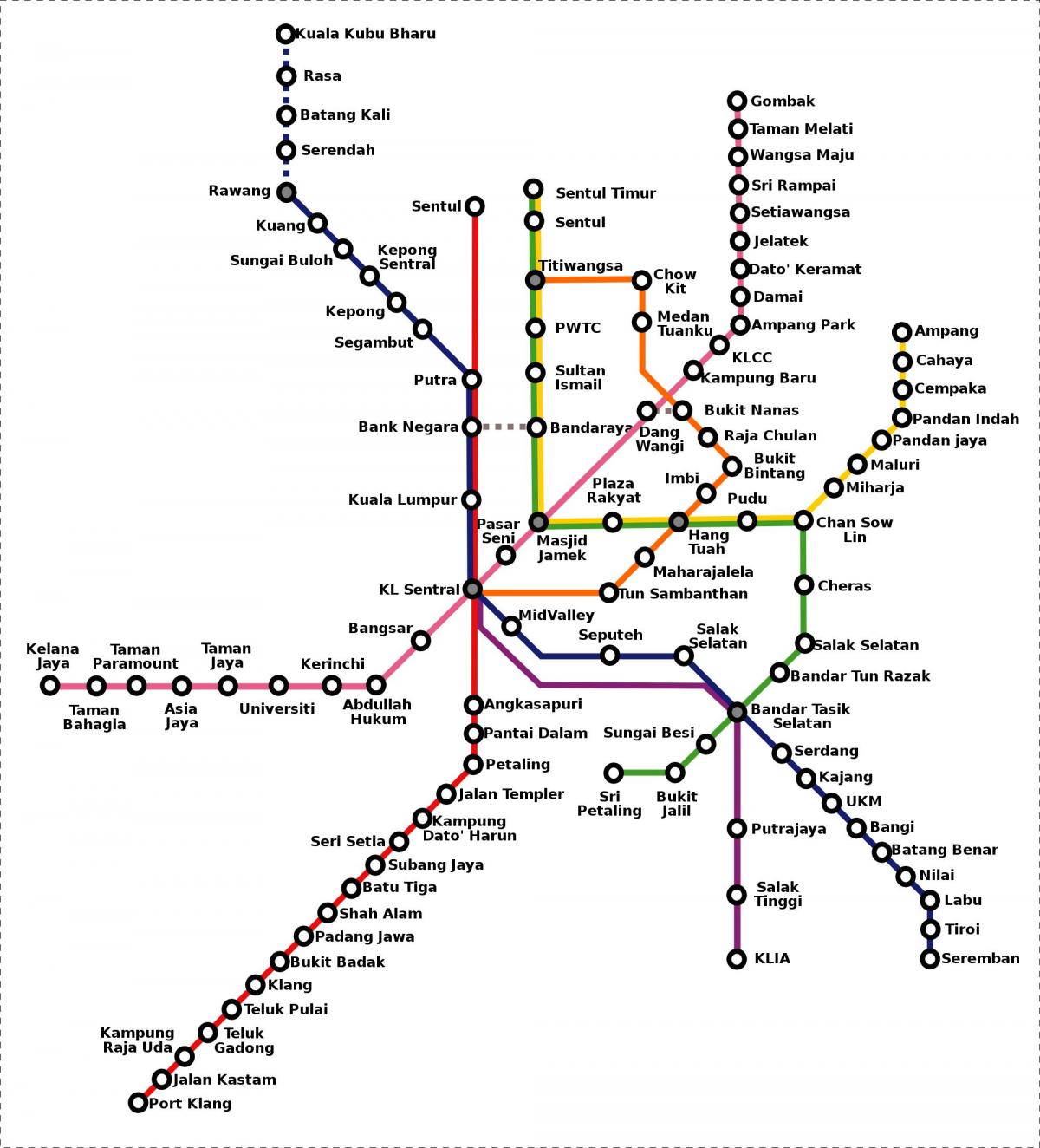 la malaisie plan de métro