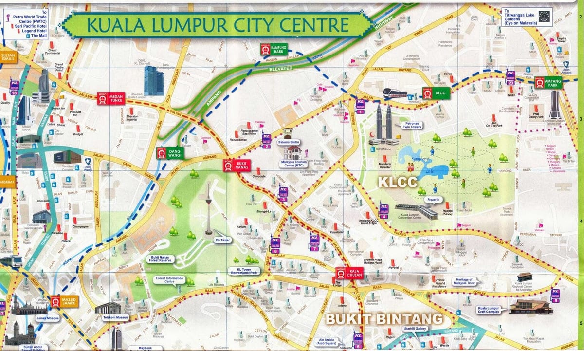centre commercial suria klcc carte