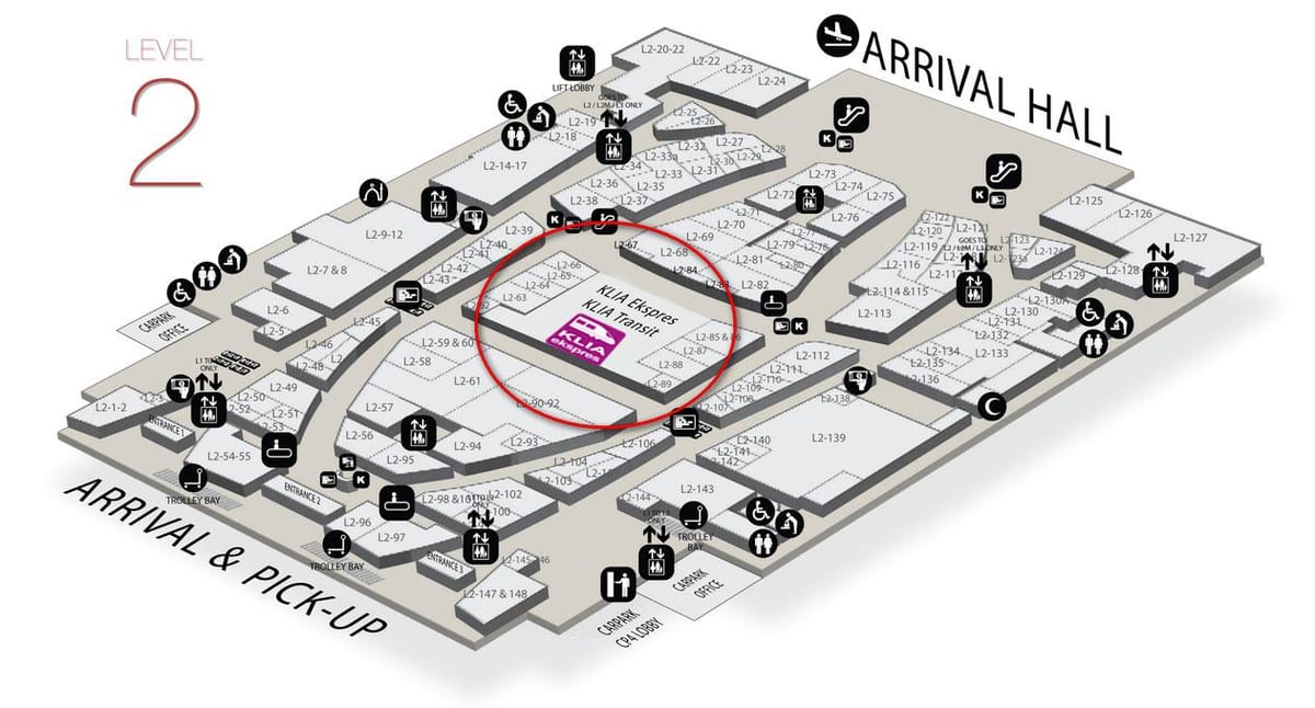 klia2 l'arrivée de la carte