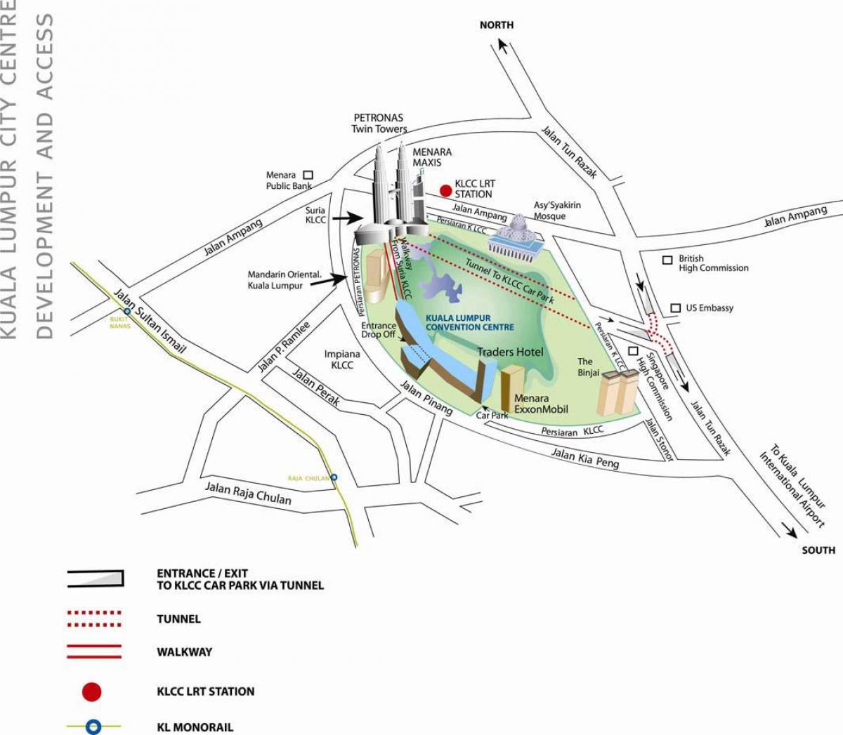 Carte de kuala lumpur convention centre