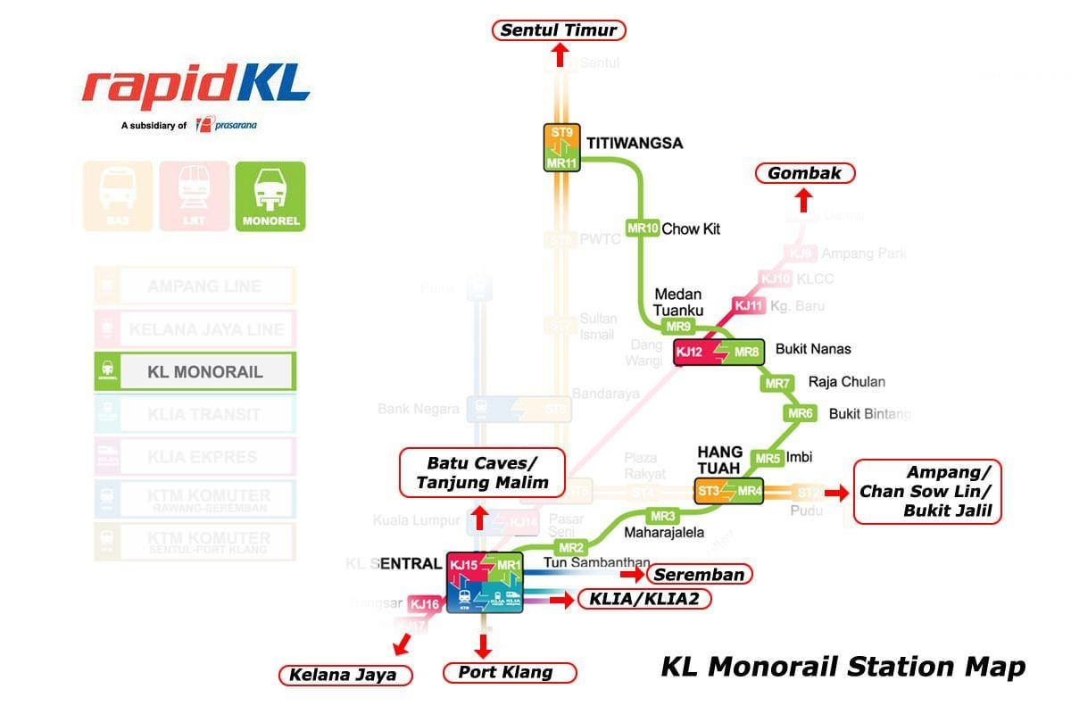kl sentral monorail carte