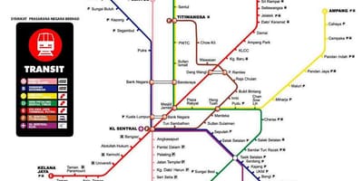 Plan du métro de kuala lumpur