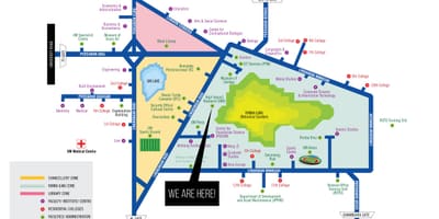 Carte de l'université de malaya