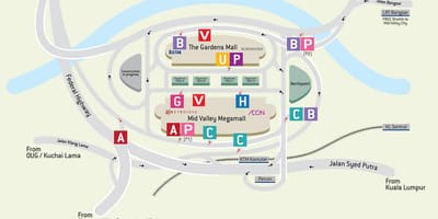 Carte de mid valley répertoire